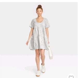 A New Day short sleeve tiered babydoll dress